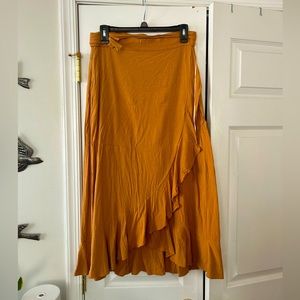 Petal & pup midi skirt